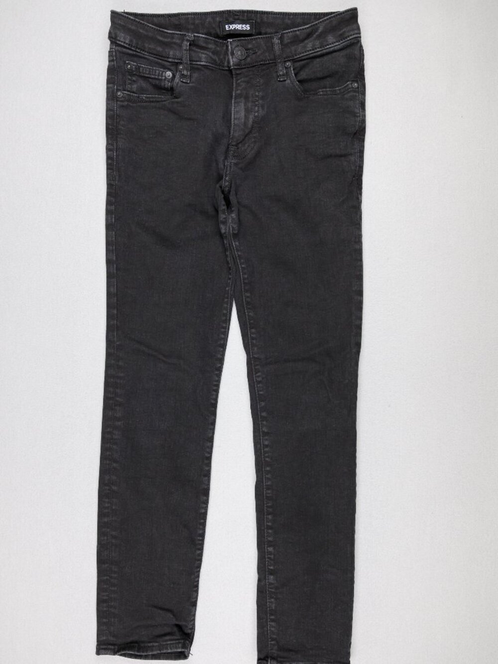 Express Conscious Edit Men's Slim Fit Jeans Black Wash Sz 28x30 (Measures 28x28)